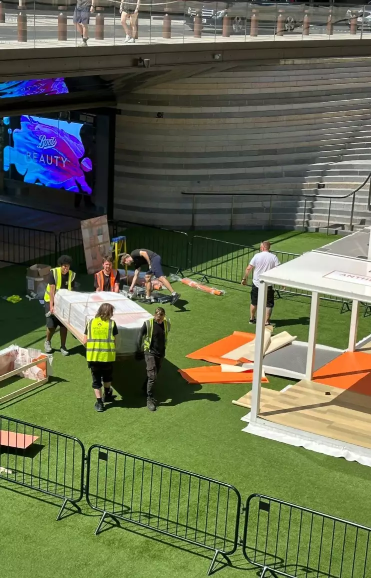 Event-Crew-Anmietung und Aufbau