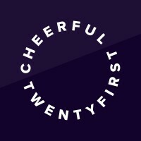Cheerful twentyfirst logo